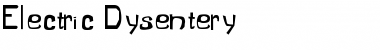 Download Electric Dysentery Font