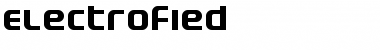 Electrofied Regular Font