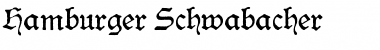 Hamburger Schwabacher Druckrauh Regular Font