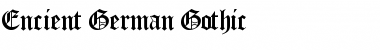 Download Encient German Gothic Font