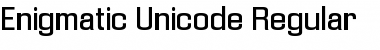 Enigmatic Unicod Font