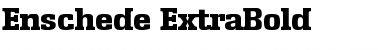 Enschede-ExtraBold Regular Font