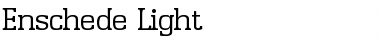 Enschede-Light Regular Font
