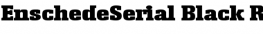 EnschedeSerial-Black Regular Font