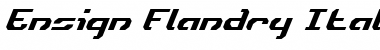 Ensign Flandry Italic Font