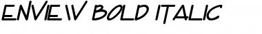 Enview Bold Italic