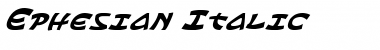 Ephesian Italic Font