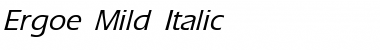 Ergoe-Mild Italic Font