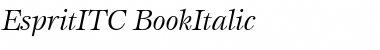 EspritITC Font