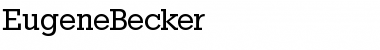 Download EugeneBecker Font
