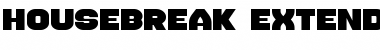 Housebreak Extended Font