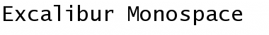Download Excalibur Monospace Font