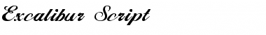 Excalibur Script Regular Font