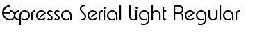 Expressa-Serial-Light Regular Font