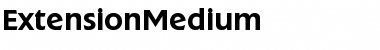 ExtensionMedium Font