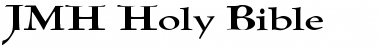 JMH Holy Bible Regular Font