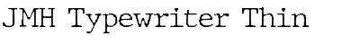 Download JMH Typewriter Font