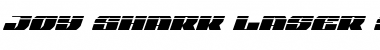 Download Joy Shark Laser Semi-Condensed Italic Font