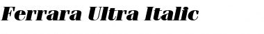 Download Ferrara-Ultra Font