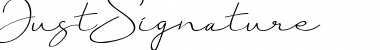 Just Signature Regular Font