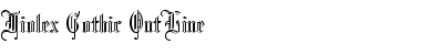 Download Fiolex Gothic OutLine Font