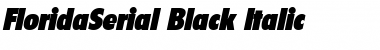 Download FloridaSerial-Black Font