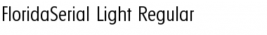 FloridaSerial-Light Regular Font