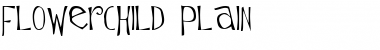 Flowerchild Plain Font