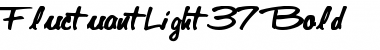 FluctuantLight37 Bold Font