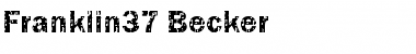 Franklin37 Becker Regular Font
