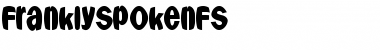 Download FranklySpokenFS Font