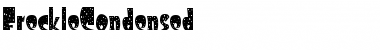 FreckleCondensed Regular Font