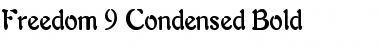 Freedom 9 Condensed Font