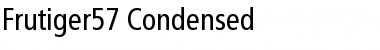 Frutiger57-Condensed Font