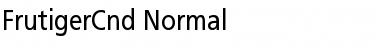 Download FrutigerCnd-Normal Font