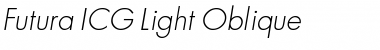 Futura ICG Light Font