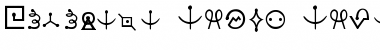 Download Futurama Alien Alphabet One Font