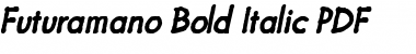 Futuramano Bold Italic