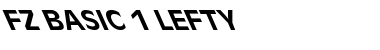 Download FZ BASIC 1 LEFTY Font