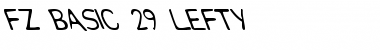 Download FZ BASIC 29 LEFTY Font