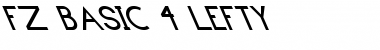 FZ BASIC 4 LEFTY Font