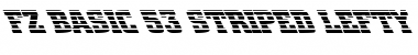 Download FZ BASIC 53 STRIPED LEFTY Font