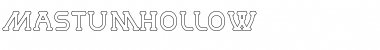 Download MastumHollow Font