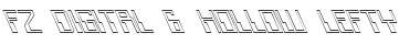 FZ DIGITAL 6 HOLLOW LEFTY Font