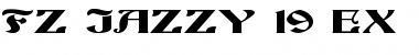 Download FZ JAZZY 19 EX Font