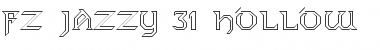 FZ JAZZY 31 HOLLOW Normal Font