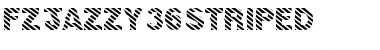 FZ JAZZY 36 STRIPED Font