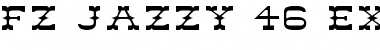 FZ JAZZY 46 EX Font