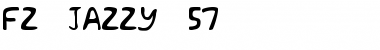 FZ JAZZY 57 Normal Font