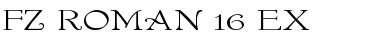 FZ ROMAN 16 EX Normal Font